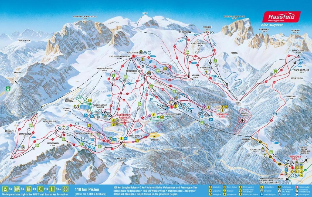 Nassfeld Sonnleitn Apartment 2 Sonnenalpe Nassfeld Exteriör bild